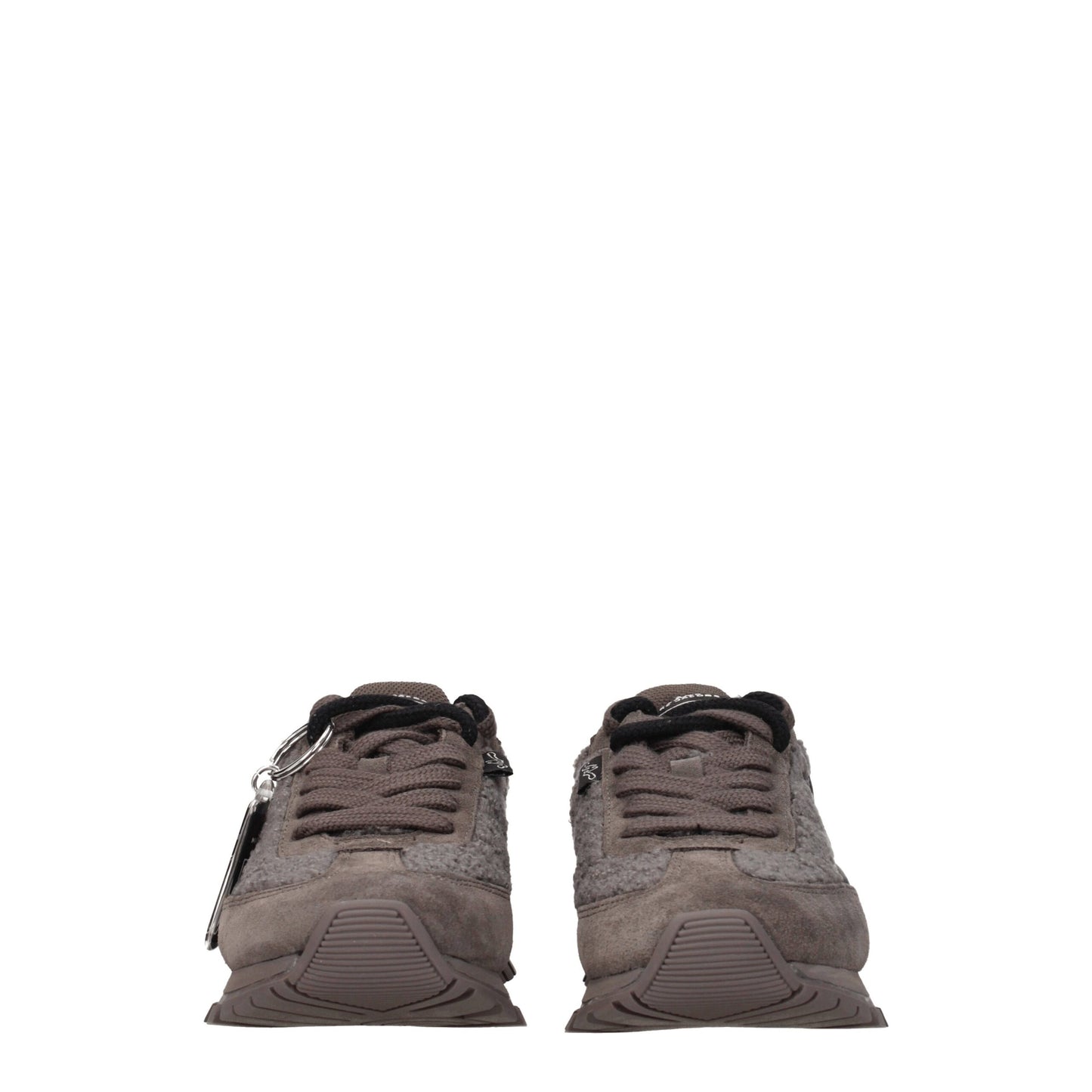 Marc Jacobs Gray Fur Sneakers