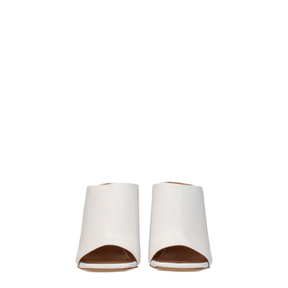 Off-White White Leather Platforms