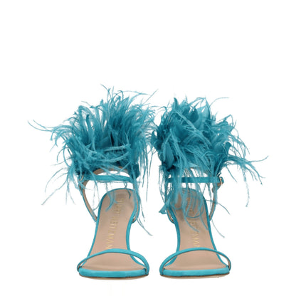 Stuart Weitzman Green Leather Sandal