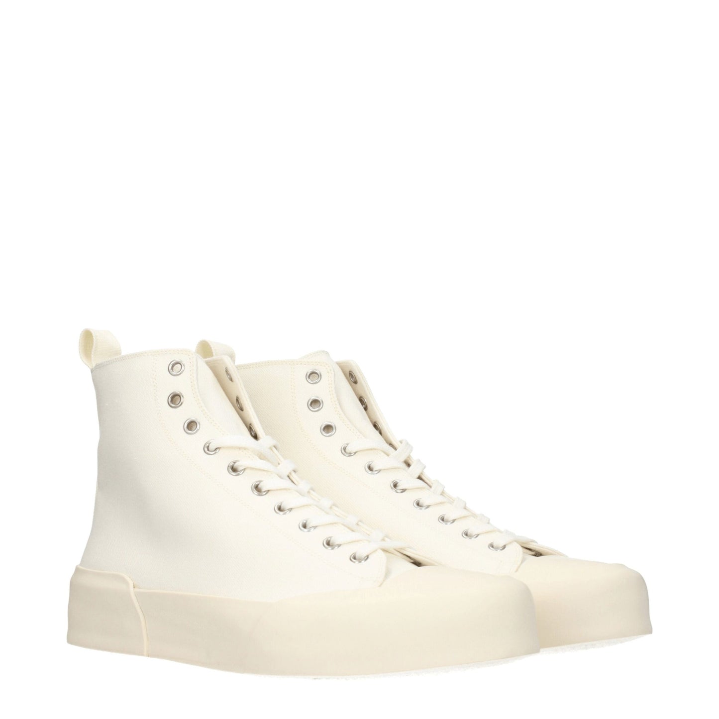Jil Sander Beige Fabric Sneakers