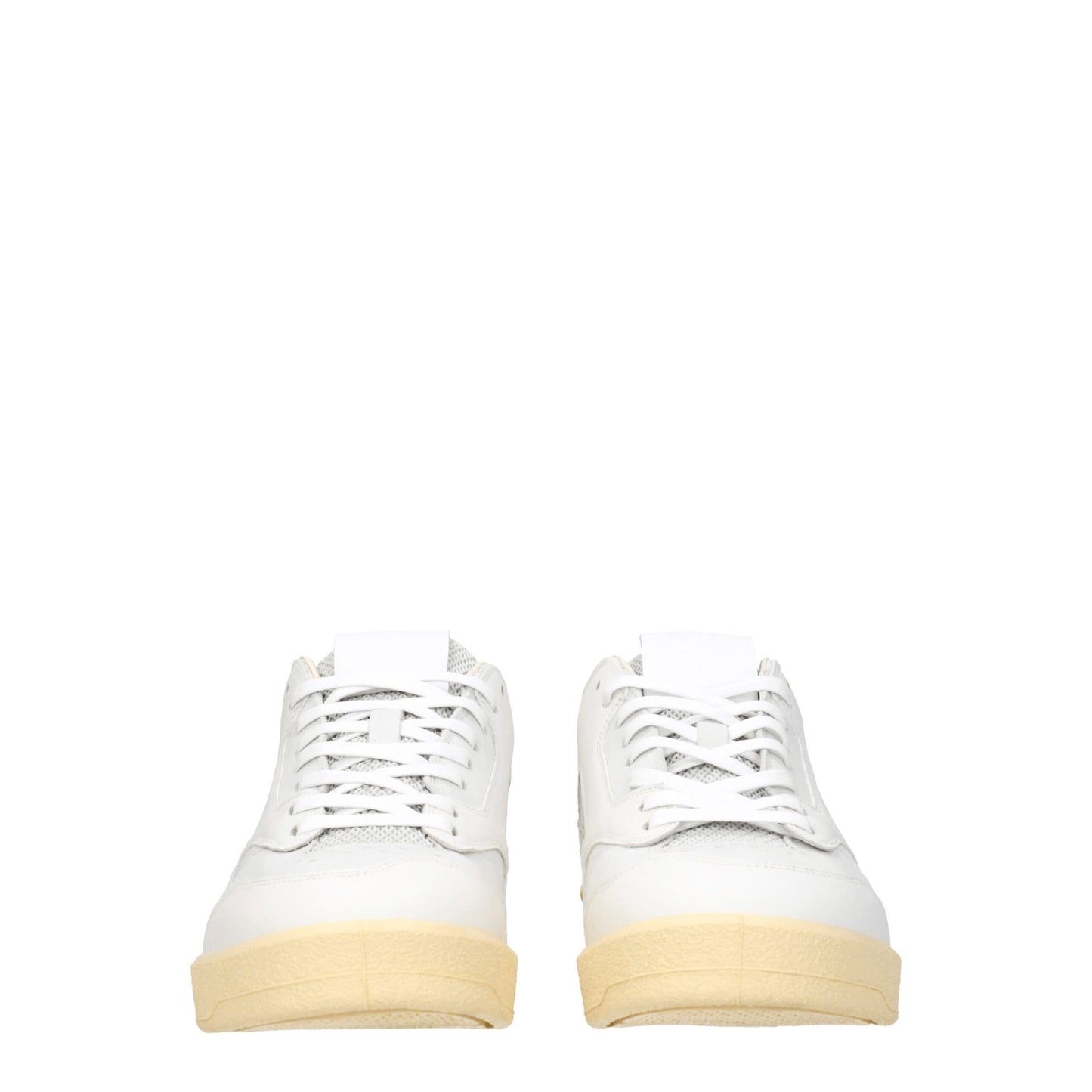 Jil Sander White Leather Sneakers