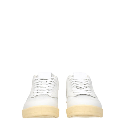 Jil Sander White Leather Sneakers