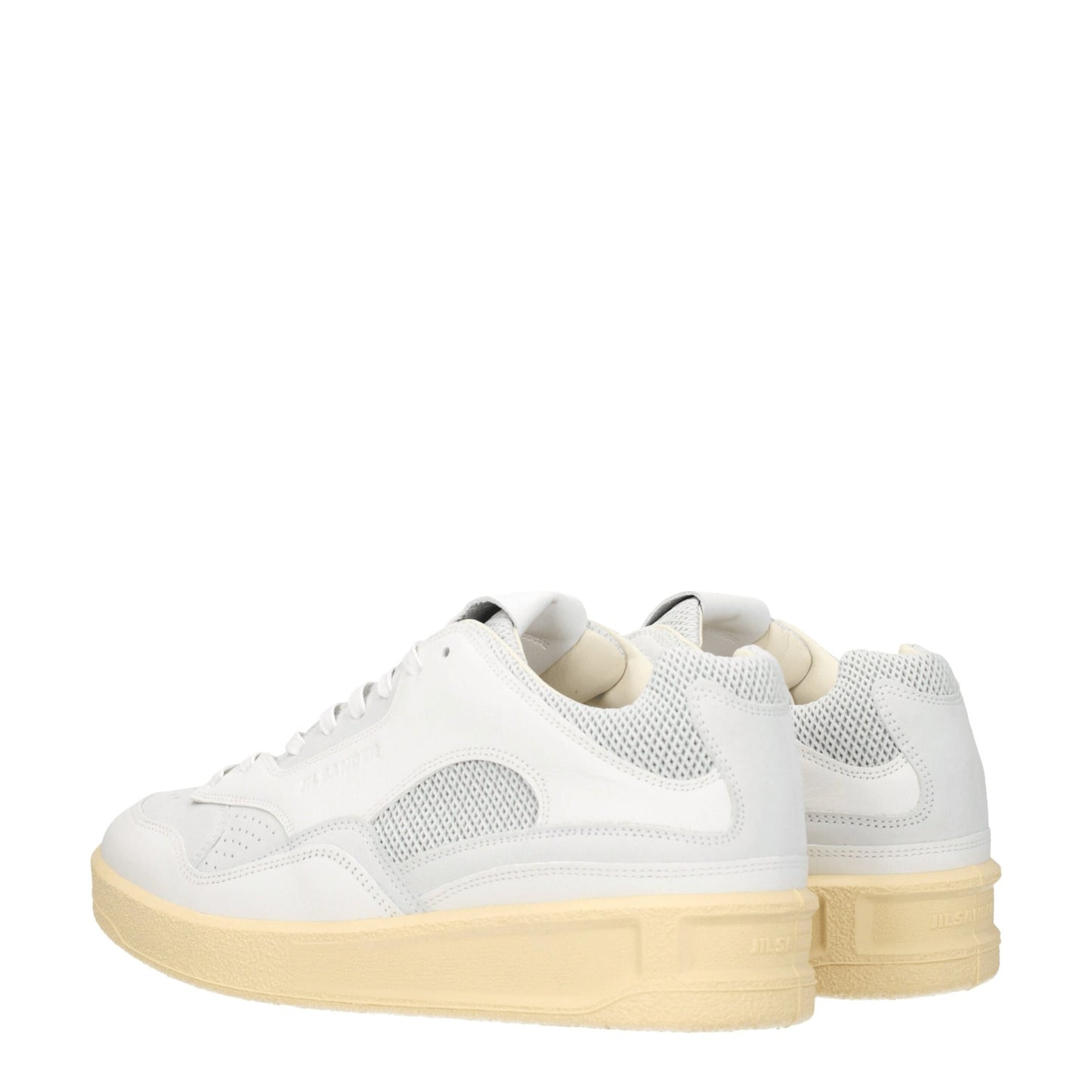 Jil Sander White Leather Sneakers