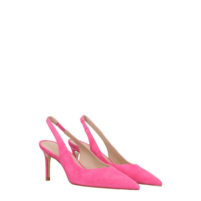 Stuart Weitzman Pink Leather Sandal