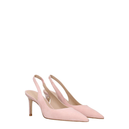 Stuart Weitzman Pink Leather Sandal