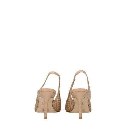 Stuart Weitzman Beige Leather Sandal