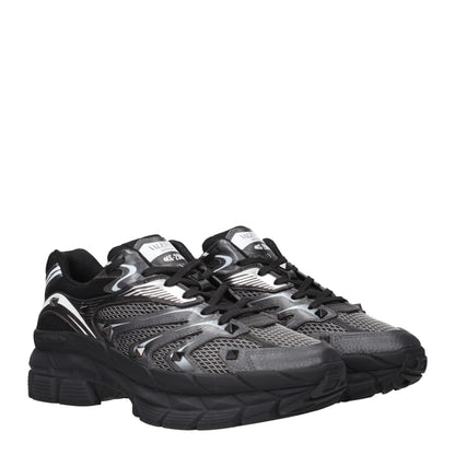 Valentino Garavani Black Fabric Sneakers