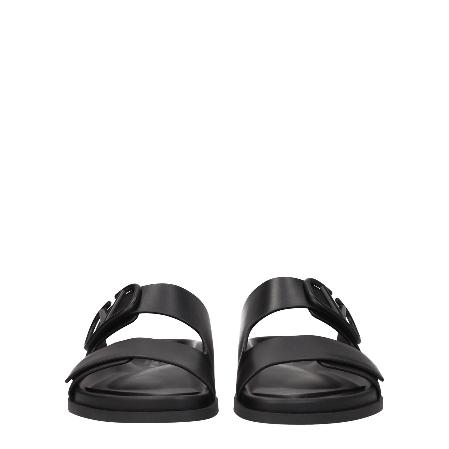 Valentino Garavani Black Leather Slipper