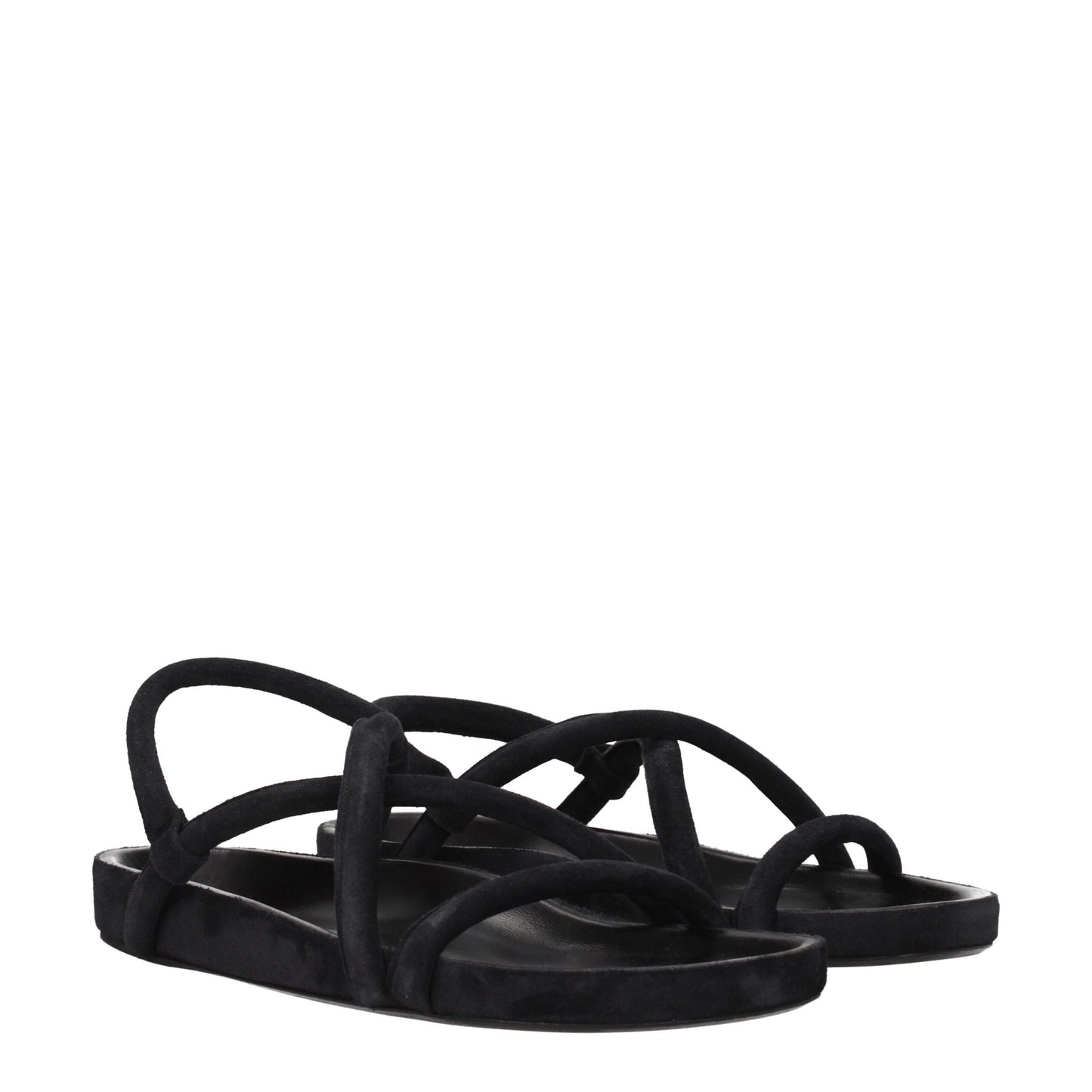 Isabel Marant Black Leather Sandal