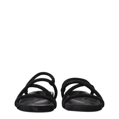 Isabel Marant Black Leather Sandal