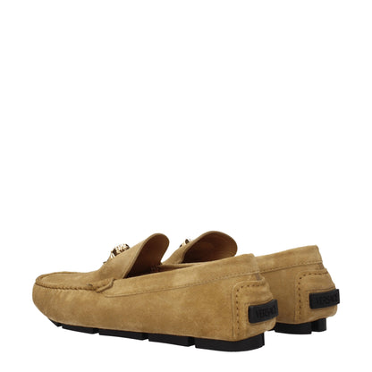 Versace Beige Leather Loafer