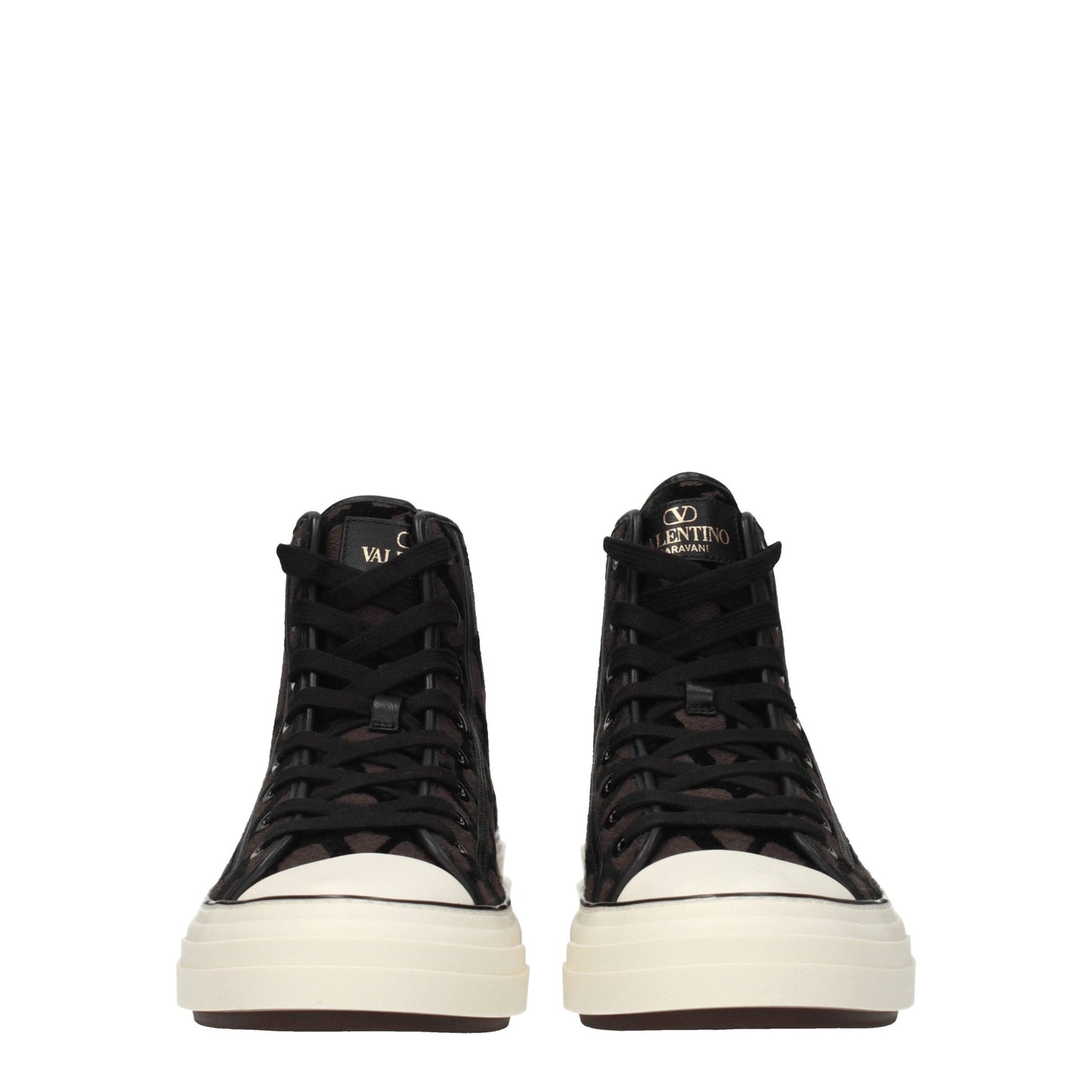 Valentino Garavani Brown Fabric Sneakers