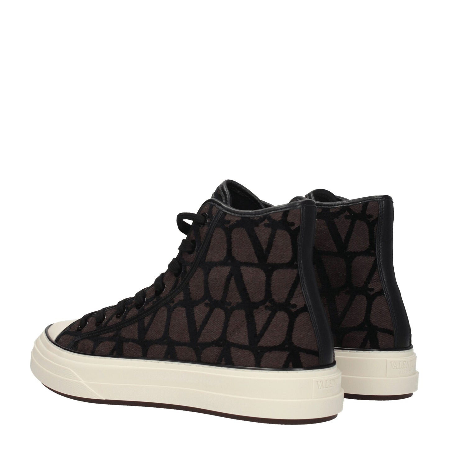 Valentino Garavani Brown Fabric Sneakers