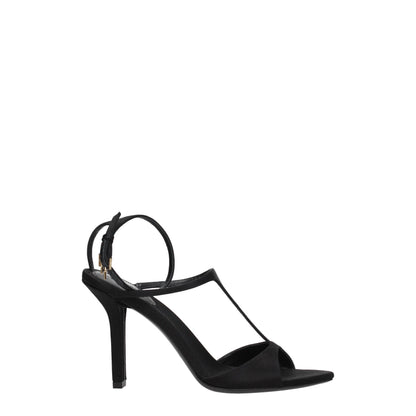 Givenchy Black Satin Sandal
