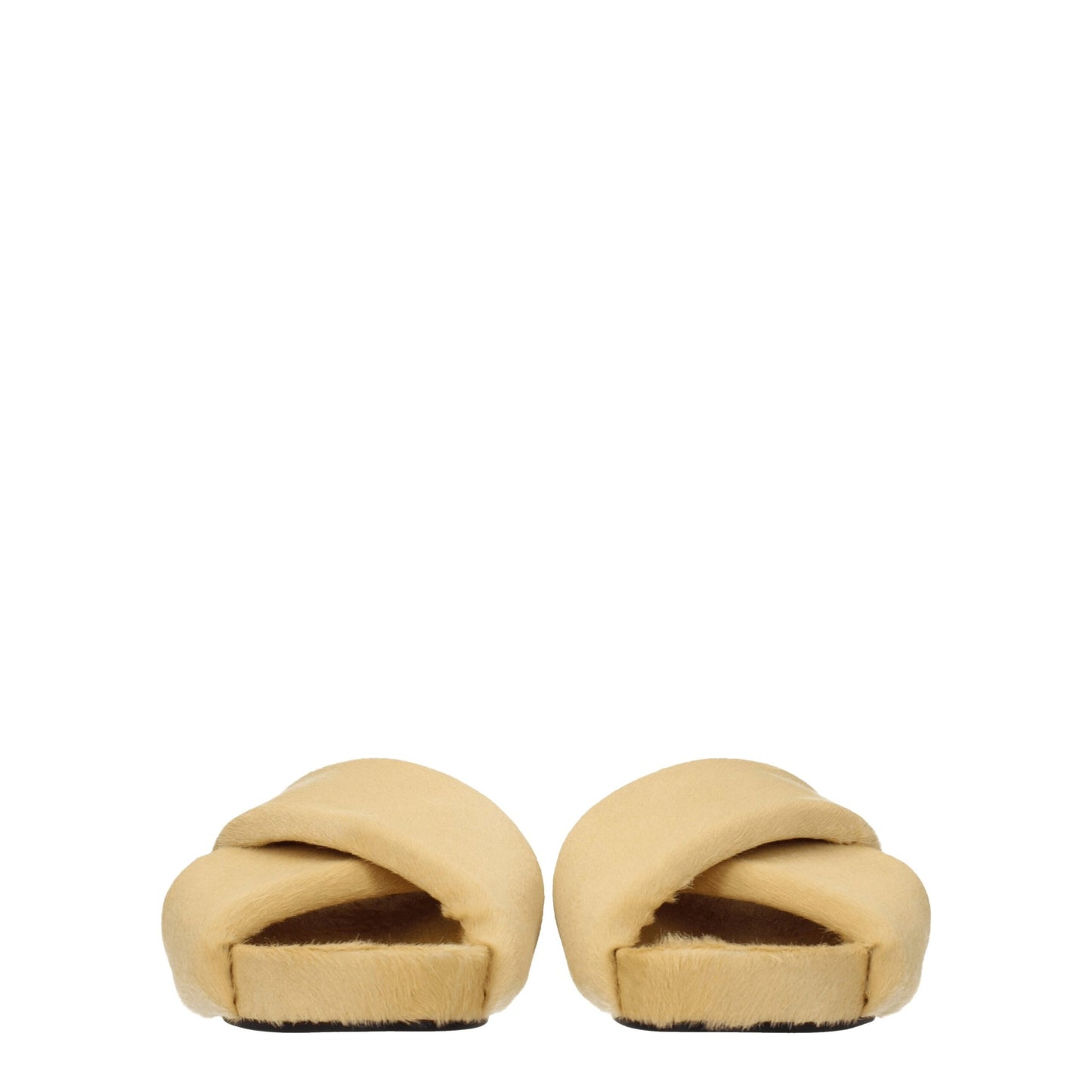 Jil Sander Beige Horsehair Slipper