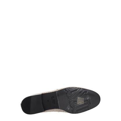 Max Mara Beige Fabric Loafer
