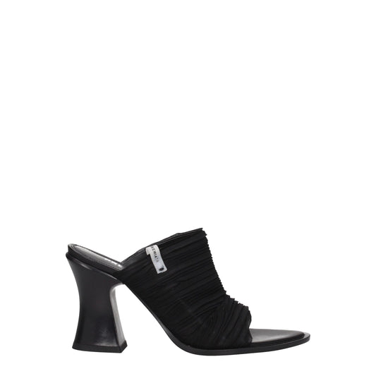 Premiata Black Fabric Sandal