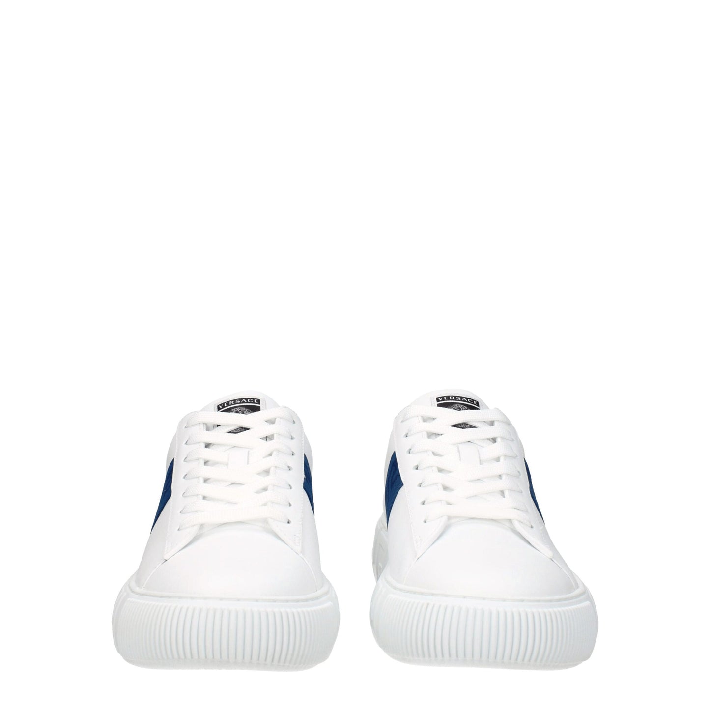 Versace White Leather Sneakers