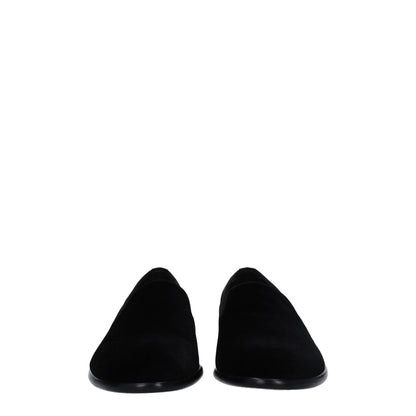Dolce & Gabbana Black Velvet Loafer