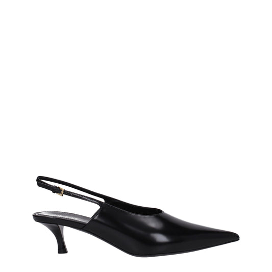 Givenchy Black Leather Sandal
