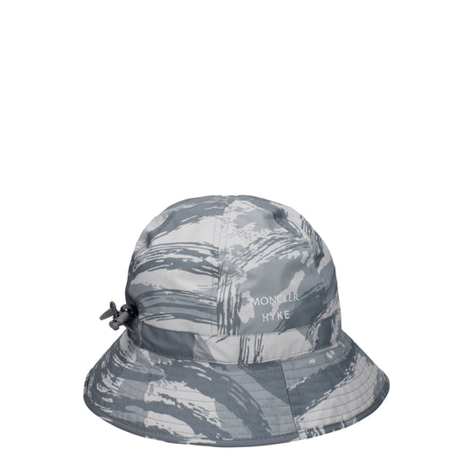 Moncler Gray Polyester Bucket Hat