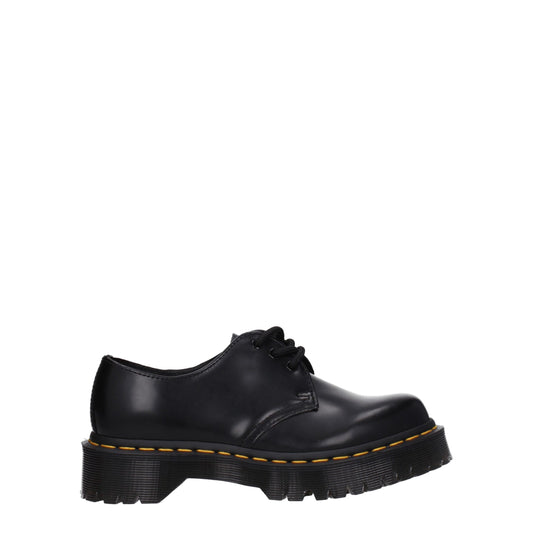 Dr. Martens Black Leather Oxfords And Derby