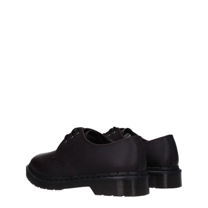 Dr. Martens Purple Leather Oxfords And Derby