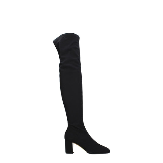 Valentino Garavani Black Fabric Boot