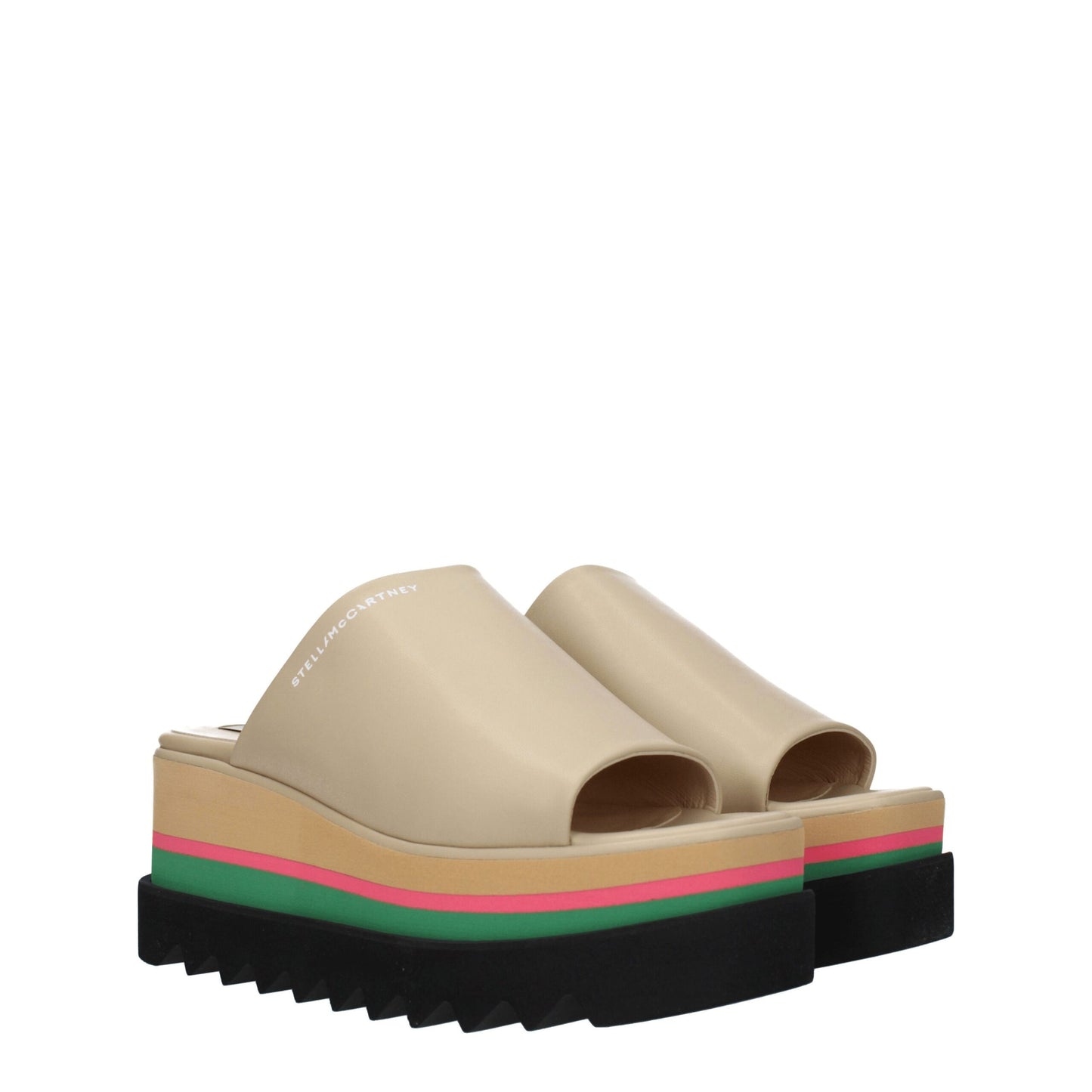 Stella McCartney Beige Leather Slippers