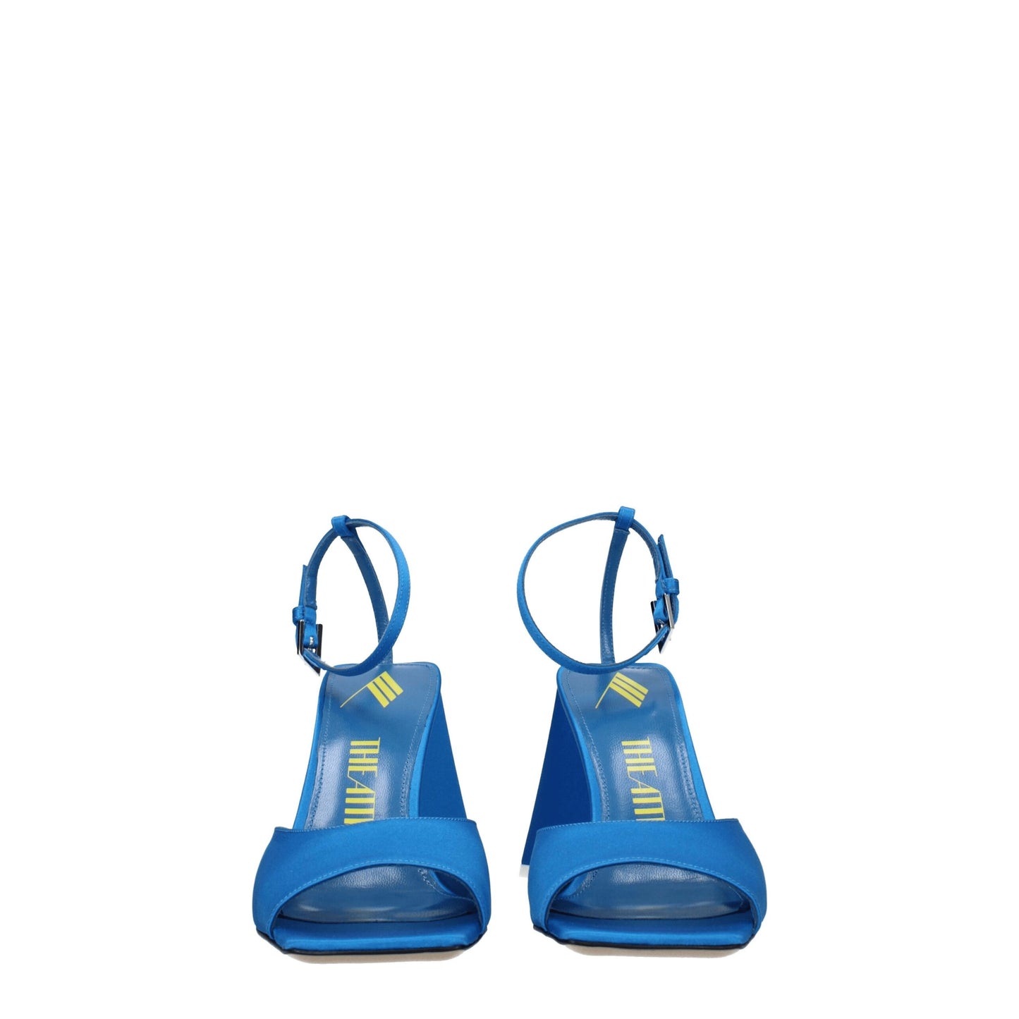 The Attico Blue Satin Sandal