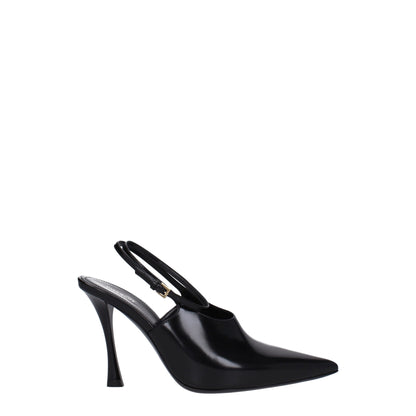 Givenchy Black Leather Sandal