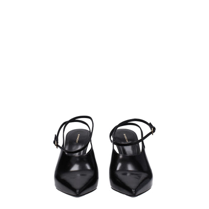 Givenchy Black Leather Sandal