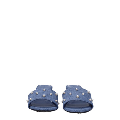 Givenchy Blue Fabric Sandal