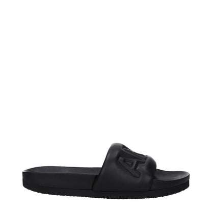 Ambush Black Leather Slipper