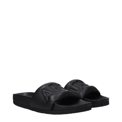 Ambush Black Leather Slipper