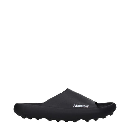 Ambush Black Cotton Slipper