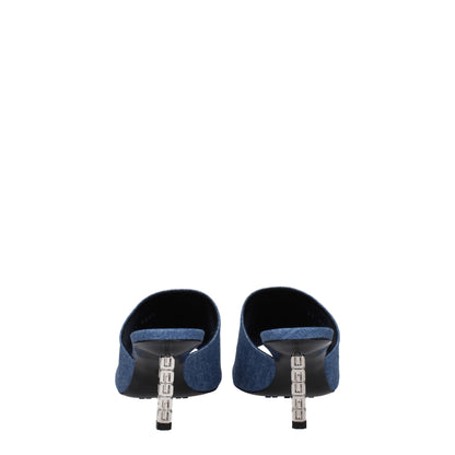 Givenchy Blue Fabric Sandal