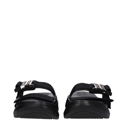 Givenchy Black Fabric Slipper