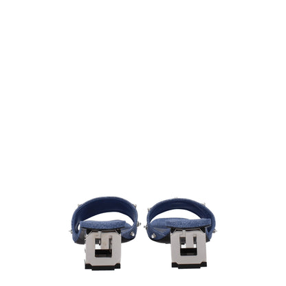 Givenchy Blue Fabric Sandal