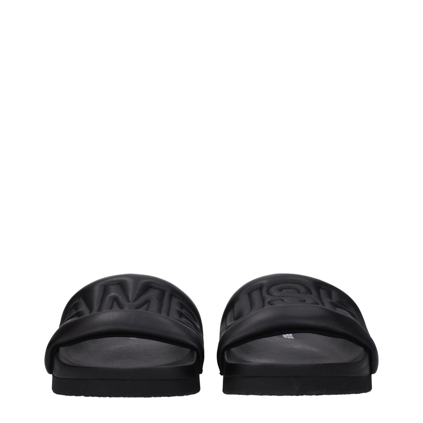 Ambush Black Leather Slipper