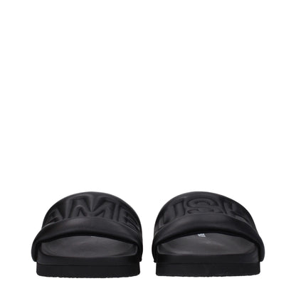 Ambush Black Leather Slipper