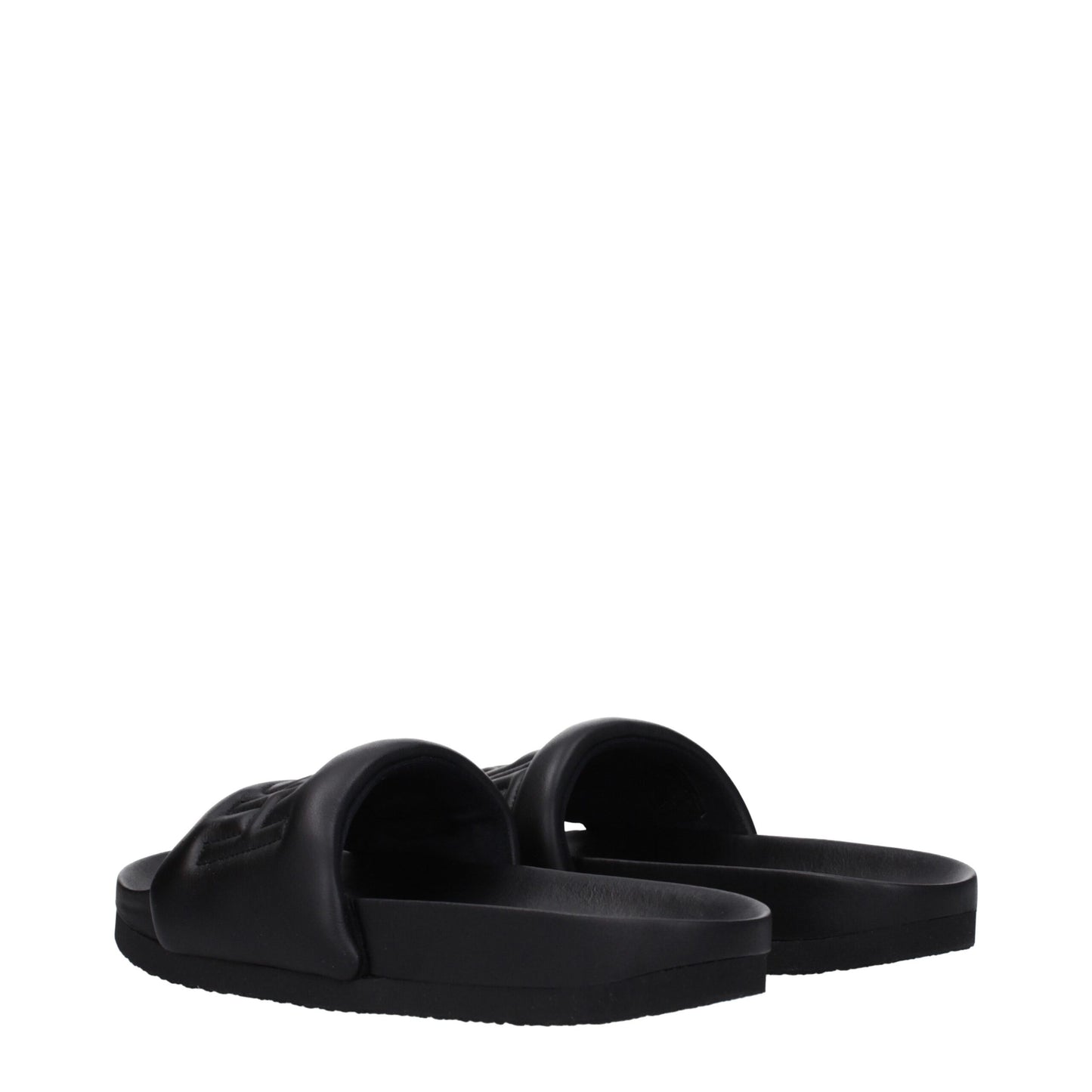 Ambush Black Leather Slipper
