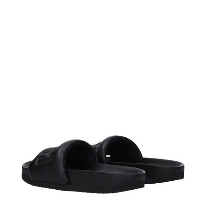 Ambush Black Leather Slipper