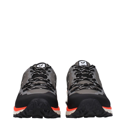 Veja Gray Fabric Sneakers