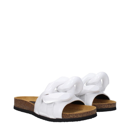 Jw Anderson White Leather Slipper