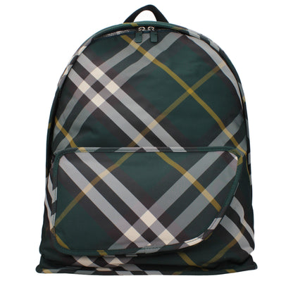Burberry Green Fabric Backpack