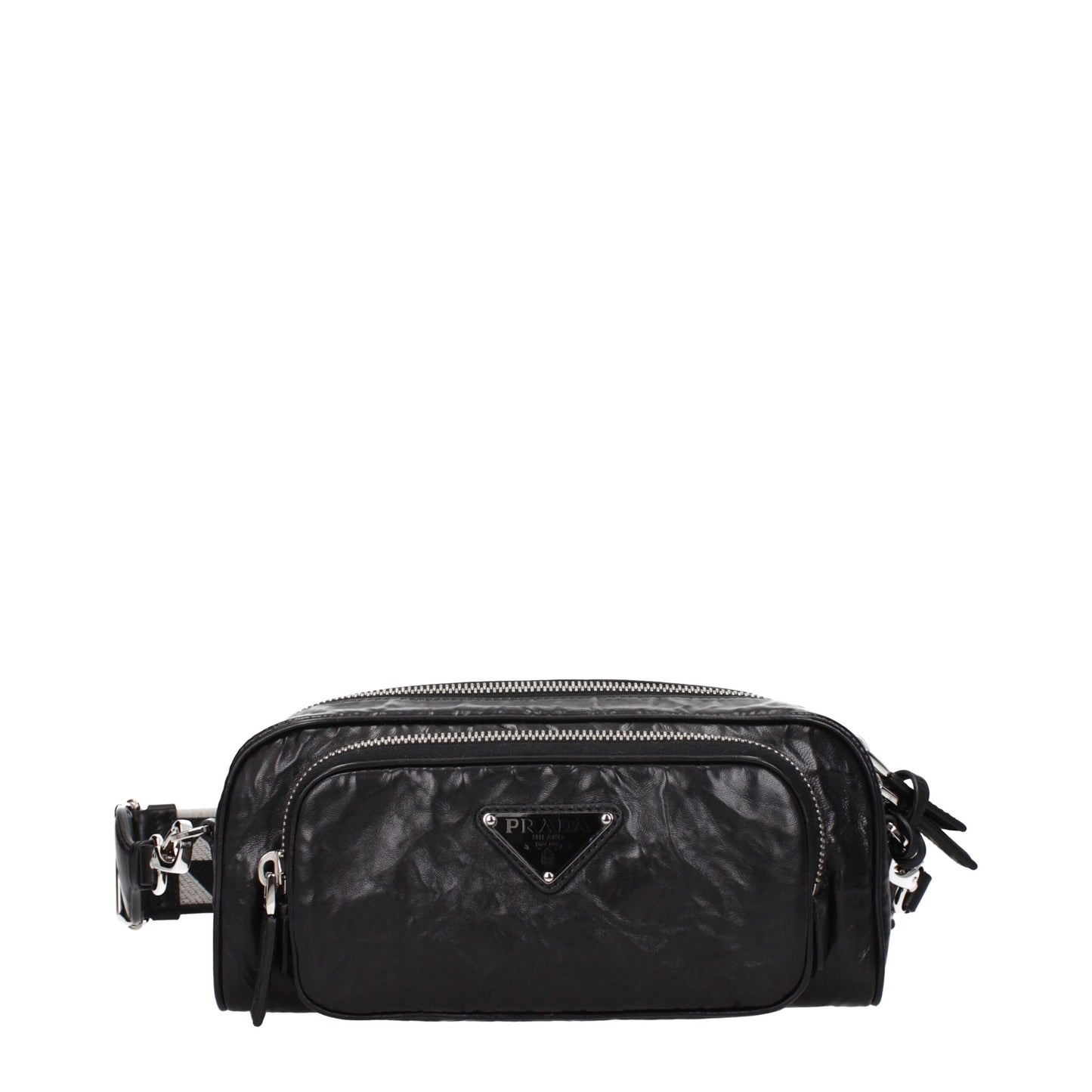 Prada Black Leather Crossbody Bag