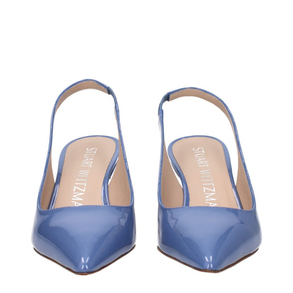 Stuart Weitzman Light Blue Leather Sandal