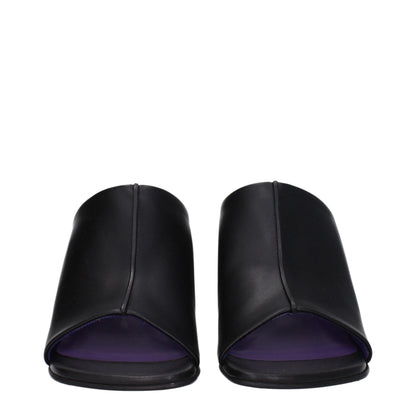 Stella McCartney Black Leather Sandal