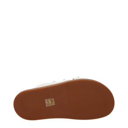 Fabiana Filippi Beige Leather Slipper